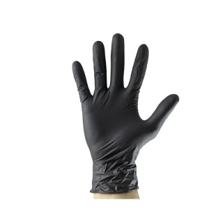 Guantes Negros Desechables Nitrilo Talla:L (100 UDS)