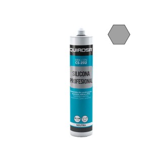 Silicona Neutra Plata Ral 9006 300ML (CS-202-PL)