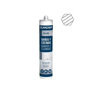 Silicona Acetato Antimoho Transparente 280ML  (CS-20)