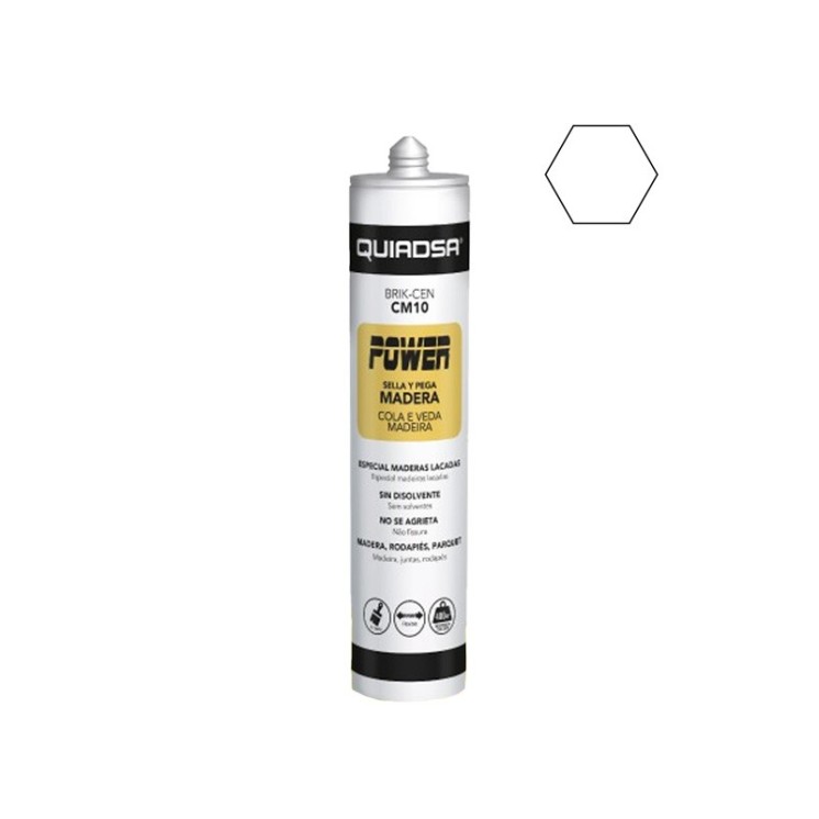 Sellador Elástico Para Madera Blanco 300ML (CM-10)