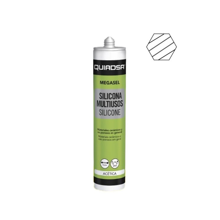 Silicona Acetato Translucido Megasel 280 ML