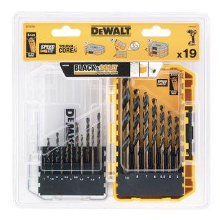 Juego DeWalt 19 brocas Black&Gold
