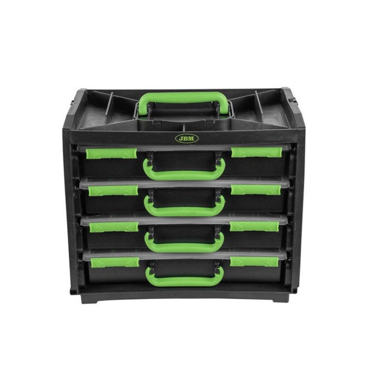 Caja organizadora con 4 maletines extraíbles JBM