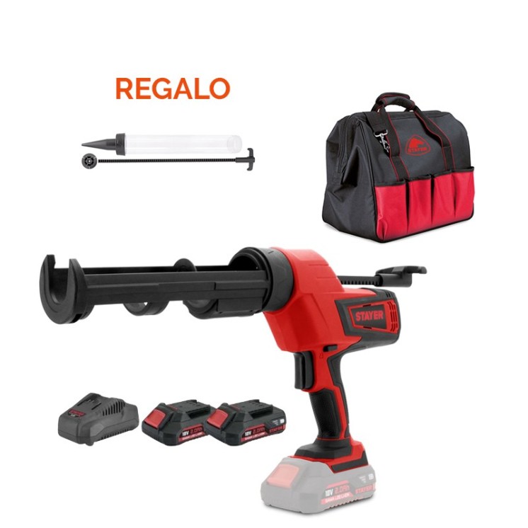 Pistola de silicona 18V Stayer CG L20 | Aplicación precisa