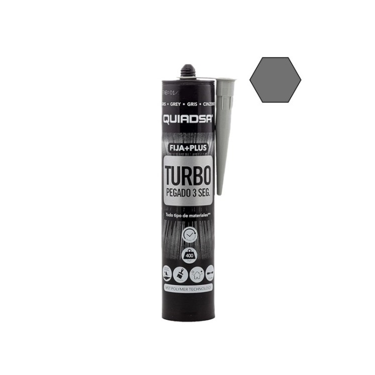 Adhesivo Quiadsa Fija Plus Turbo montaje rápido