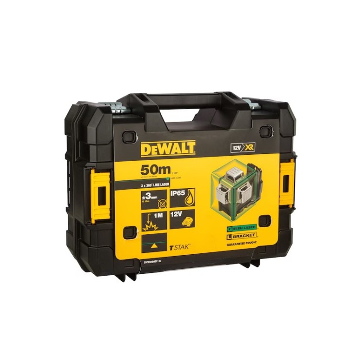 Nivel láser DeWalt 360 verde XR 12V DCE089D1G