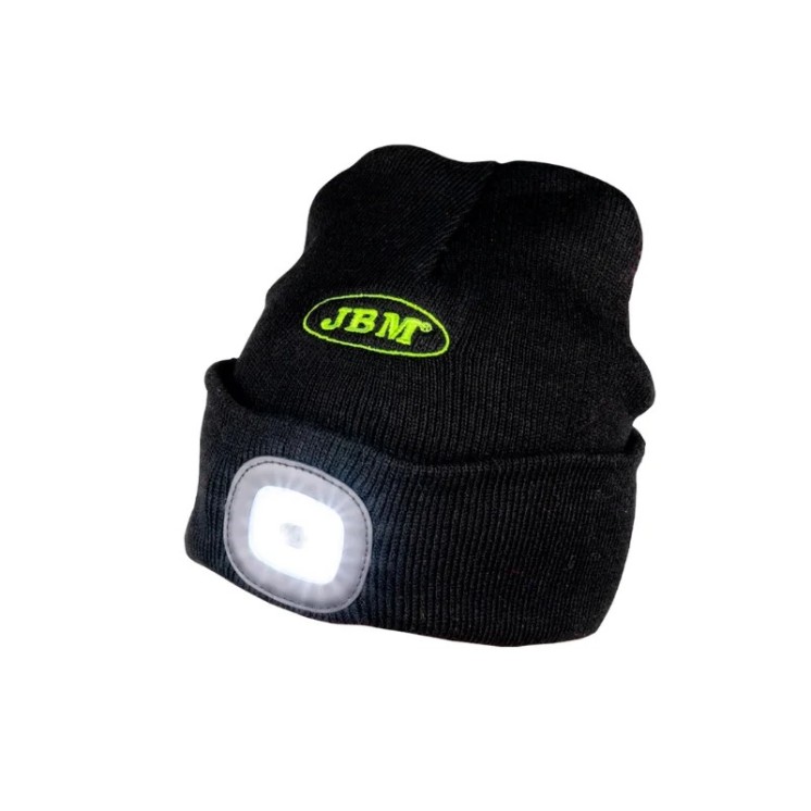 Gorro Linterna LED 120 lm JBM 54344 Recargable USB