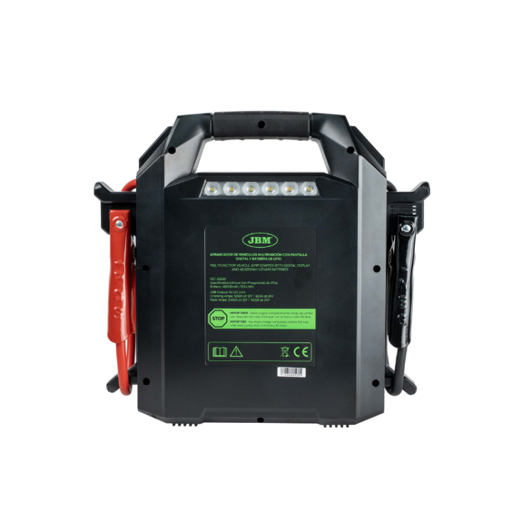 Arrancador JBM 12/24V 48.000mAh 3000A 55020