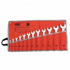 Juego llaves fijas 2 bocas, bolsa nylon (12 pzas)