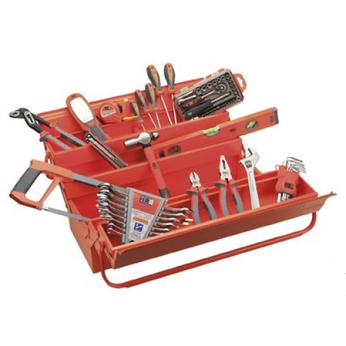 Caja de Herramientas con 5 bandejas, 68 piezas