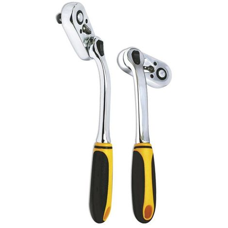 Carraca de 48 dientes c/cabeza rotativa 1/4