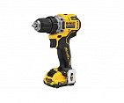 Taladro atornillador sin esc. 12V, 2 bat., maletín