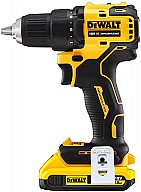 Taladro Atornillador XR 18V con 2 Bat. Li-Ion 2Ah