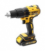 Taladro Percutor  XR 18V 13mm 65Nm + 2 BAT. 2.0Ah